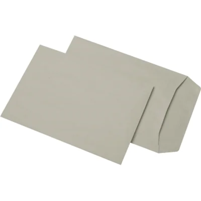 MAILmedia Versandtasche DIN C4 ohne Fenster 90g/m² mit Selbstklebung Papier, 100 % recycelt ohne Fadenverstärkung grau 250 St./Pack. MAILmedia Versandtasche DIN C4 ohne Fenster 90g/m² mit Selbstklebung Papier, 100 % recycelt ohne Fadenverstärkung grau 250 St./Pack.