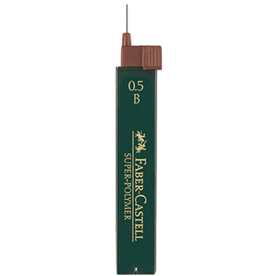 Faber-Castell Feinmine SUPER POLYMER 120511 H 0,5mm 12St. Faber-Castell Feinmine SUPER POLYMER 120511 H 0,5mm 12St.