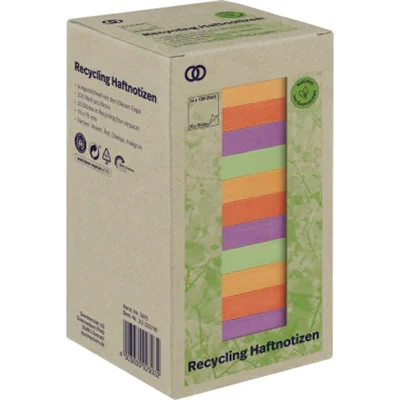 Soennecken Haftnotiz oeco 5875 RC 75x75mm 100Bl. sort. 16St. Soennecken Haftnotiz oeco 5875 RC 75x75mm 100Bl. sort. 16St.