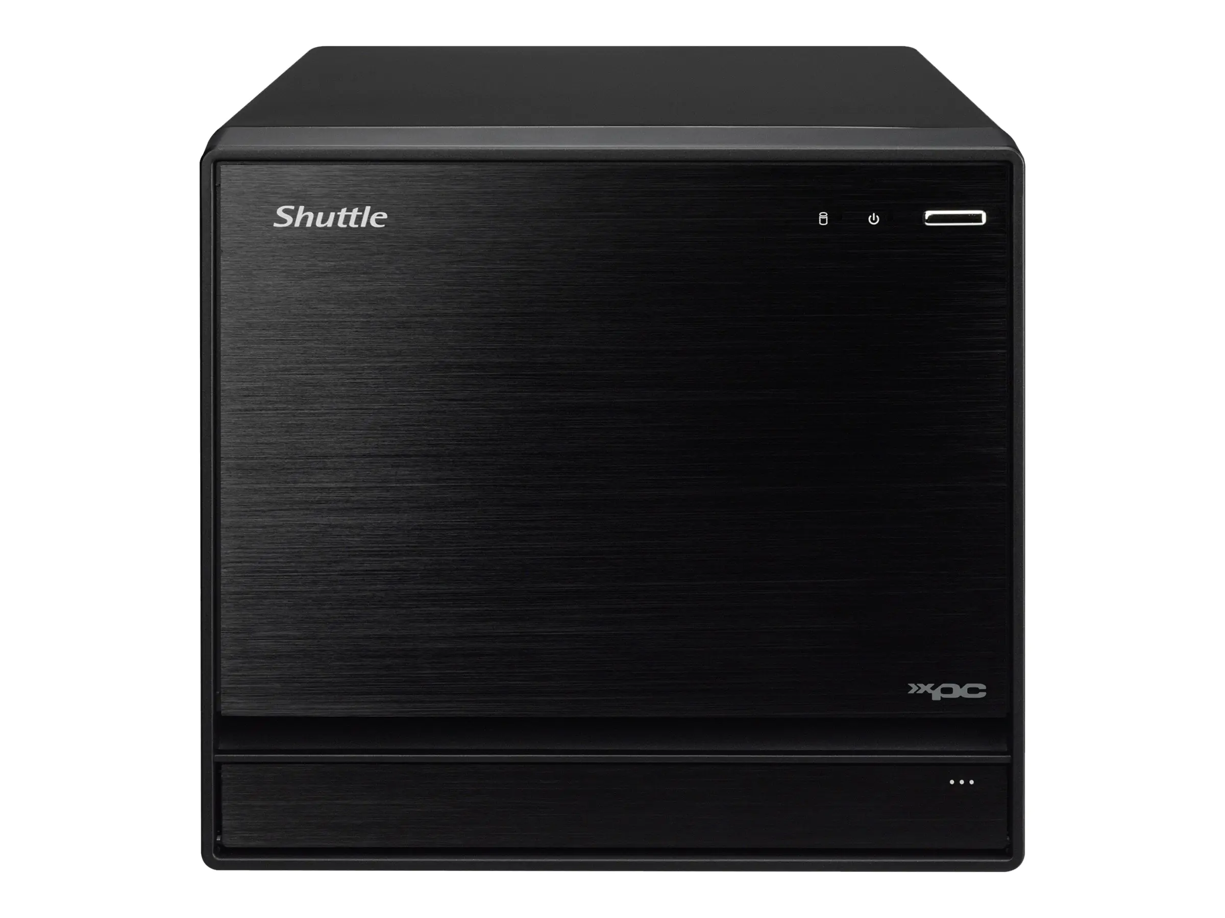 Shuttle XPC cube SH570R8 - Barebone - Mini-PC - LGA1200-Sockel - Intel H570 - keine CPU - RAM 0 GB - 1GbE - Schwarz