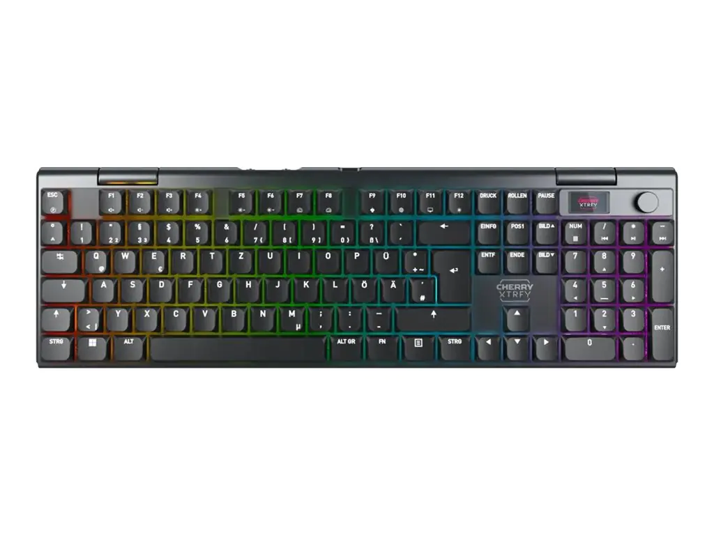 Cherry XTRFY MX 10.1 Wireless, Schwarz - DE-Layout Mechanisches Low-Profile Gaming-Keyboard