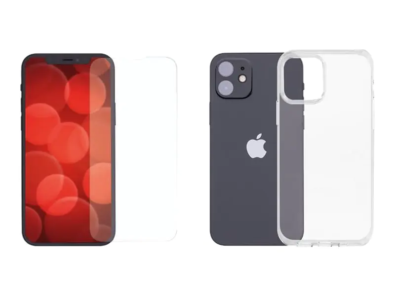 DISPLEX Real Glass - Schutzhülle für Mobiltelefon - inklusive Displayschutzglas - für Apple iPhone 14