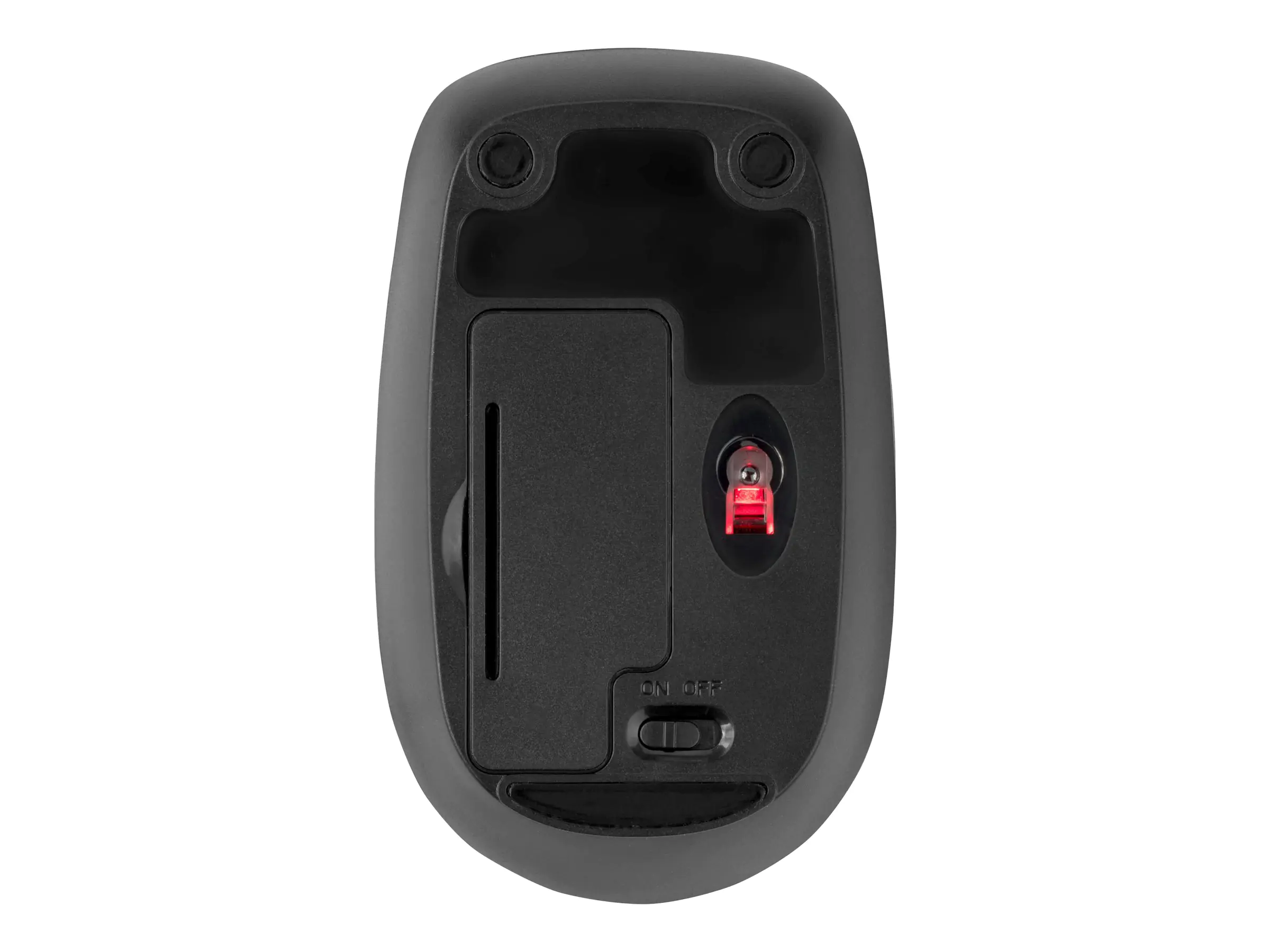 Kensington Pro Fit Mobile - Maus - rechts- und linkshändig - Laser - 2 Tasten - kabellos - 2.4 GHz - kabelloser Empfänger (USB) K72452WW