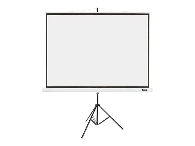 Acer T87-S01MW - Projektionsbildschirm mit Stativ - 218 cm (87") - 4:3 - weiß
