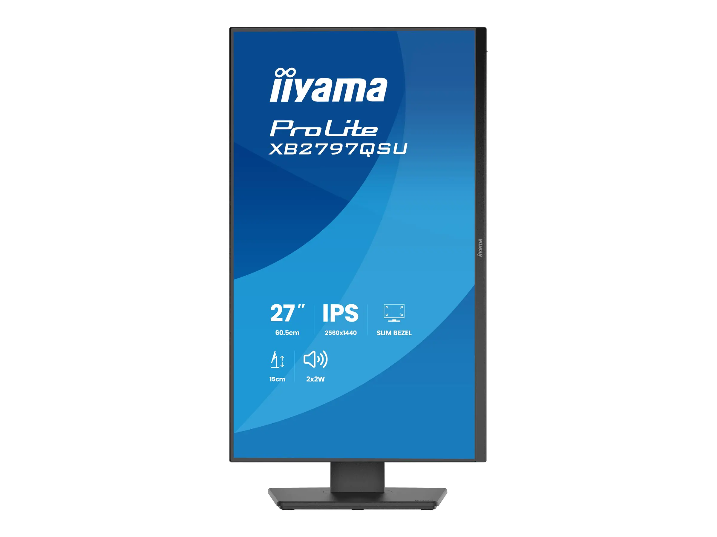Iiyama ProLite XB2797QSU-B1 - LED-Monitor - 27" 2560 x 1440 QHD @ 75 Hz IPS - XB2797QSU-B1