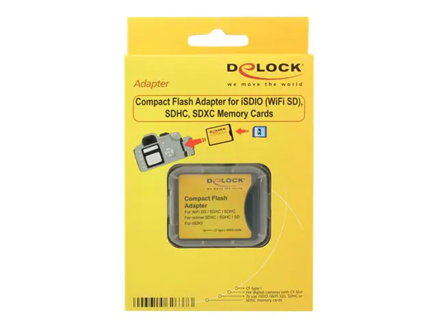 DeLOCK - Kartenadapter (SD, SDHC, SDXC) - CompactFlash