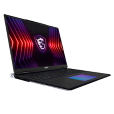 MSI Titan 18HX A14VIG-068 - Intel Core i9 i9-14900HX - Win 11 Pro - GeForce RTX 4090 - 128 GB RAM - 2 TB SSD NVMe, Raid 0 Konfiguration x 2 - 45.7 cm (18") 3840 x 2400 (UHD+) @ 120 Hz - Wi-Fi 7, Bluetooth - Core Black