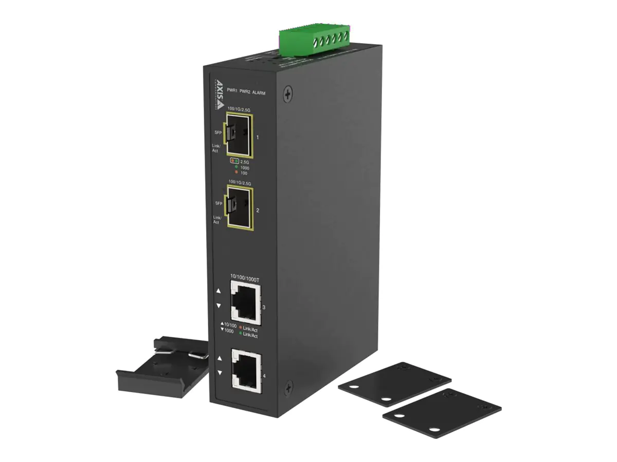 Axis TU8008 - Medienkonverter - 1GbE - 10/100 /1000Base-T - RJ-45 / SFP (mini-GBIC)