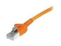 Dätwyler unilan - Patch-Kabel - RJ-45 (M) zu RJ-45 (M) - 5 m - Paare in Metallfolie (PiMf) - CAT 6a - halogenfrei, geformt - orange