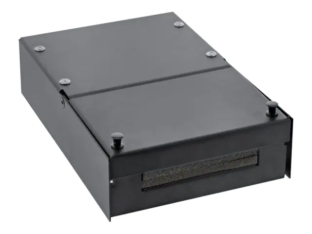 InLine - Gehäuse mit modularen Einsätzen - Oberfläche montierbar - RJ-45 X 4 - Schwarz