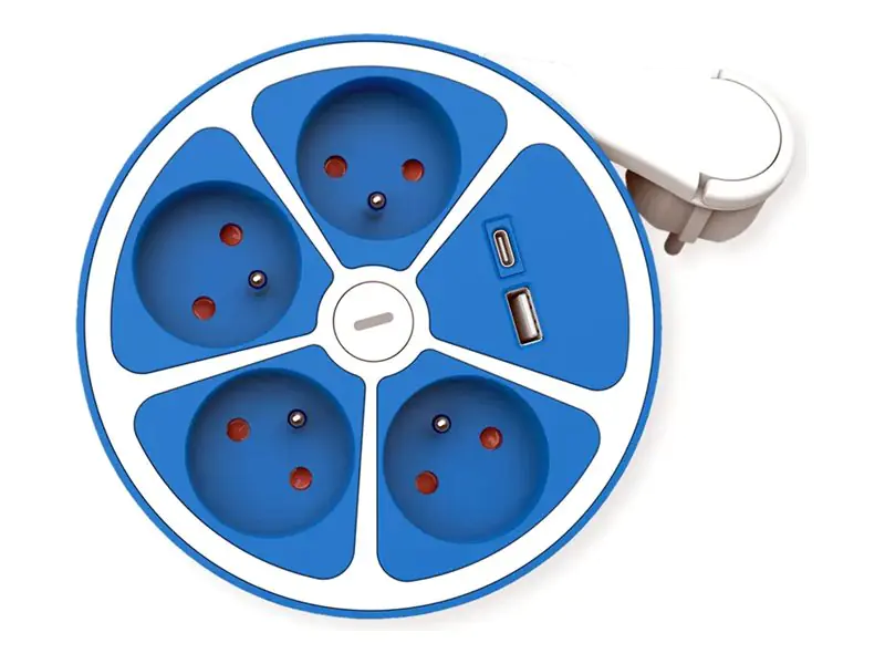 ROTRONIC-SECOMP Roline - Steckdosenleiste - Wechselstrom 250 V - 3600 Watt - Eingabe, Eingang power CEE 7/7 - Ausgangsanschlüsse: 4 (CEE 7/5, USB, 24 pin USB-C) 19.07.2342