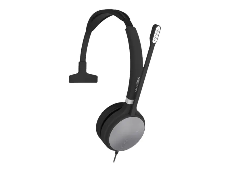Yealink UH36 Mono UC - Headset - On-Ear - kabelgebunden - USB - Schwarz und Silber