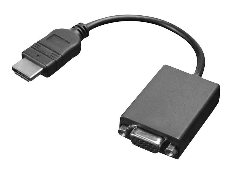 Lenovo - Videoadapter - HDMI männlich zu HD-15 (VGA) weiblich - 20 cm Lenovo - Videoadapter - HDMI männlich zu HD-15 (VGA) weiblich - 20 cm