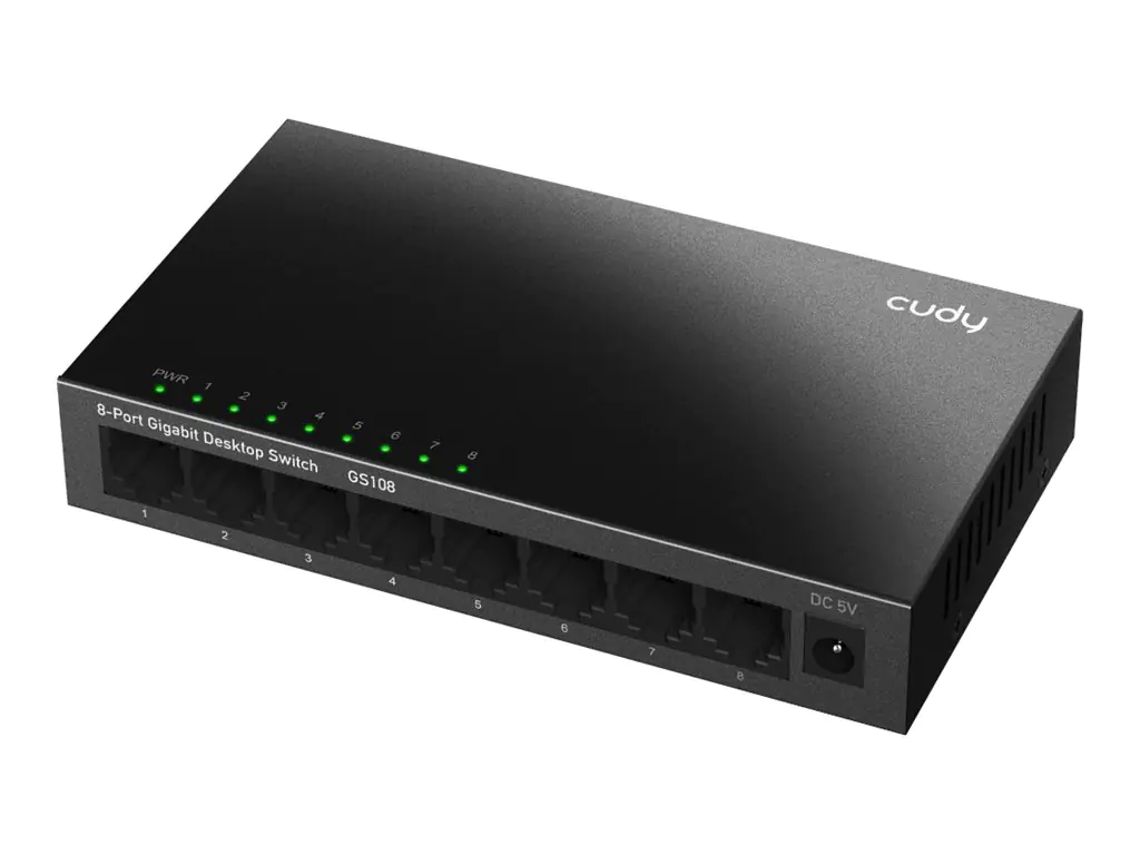 CUDY GS108 - 4.0 - Switch - unmanaged - 8 x 10/100/1000