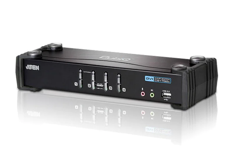 ATEN CubiQ CS1764A - KVM-/Audio-Switch - 4 x KVM/Audio - 1 lokaler Benutzer - Desktop ATEN CubiQ CS1764A - KVM-/Audio-Switch - 4 x KVM/Audio - 1 lokaler Benutzer - Desktop