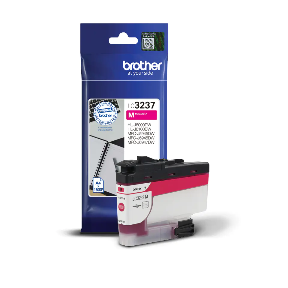 Brother LC3237M - Magenta - original - Tintenpatrone - für Brother HL-J6000DW, HL-J6100DW, MFC-J5945DW, MFC-J6945DW, MFC-J6947DW Brother LC3237M - Magenta - original - Tintenpatrone - für Brother HL-J6000DW, HL-J6100DW, MFC-J5945DW, MFC-J6945DW, MFC-J6947DW