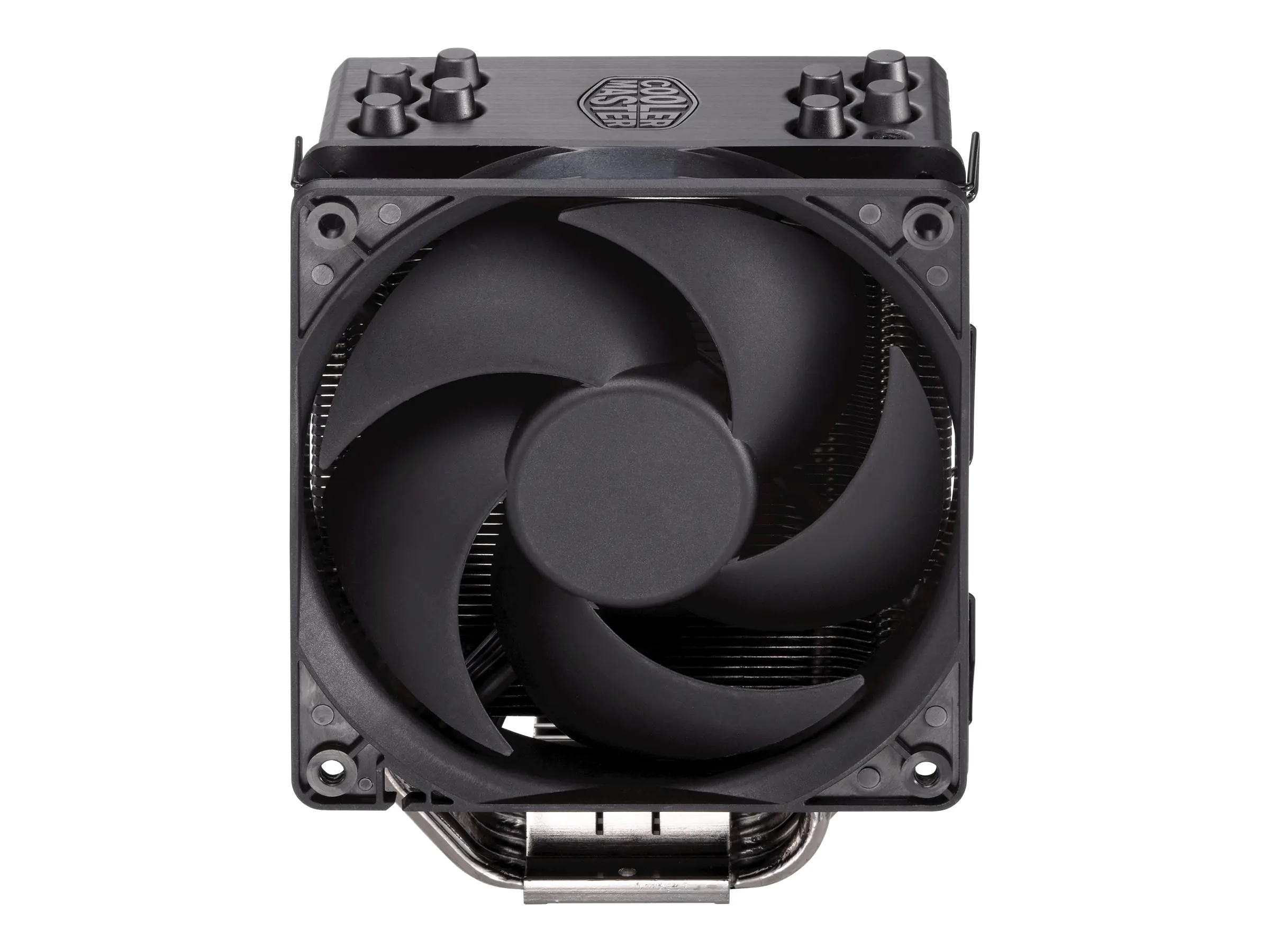 CoolerMaster Hyper 212 - Black Edition - Prozessor-Luftkühler - (für: LGA2066, LGA2011-3, LGA2011, LGA1700, LGA1200, LGA1151, LGA1150, LGA1155, LGA1156, LGA1366, AM4, AM3+, AM3, AM2+, AM2, FM2+, FM2, FM1) - Aluminium - 120 mm - Gun Metal Black