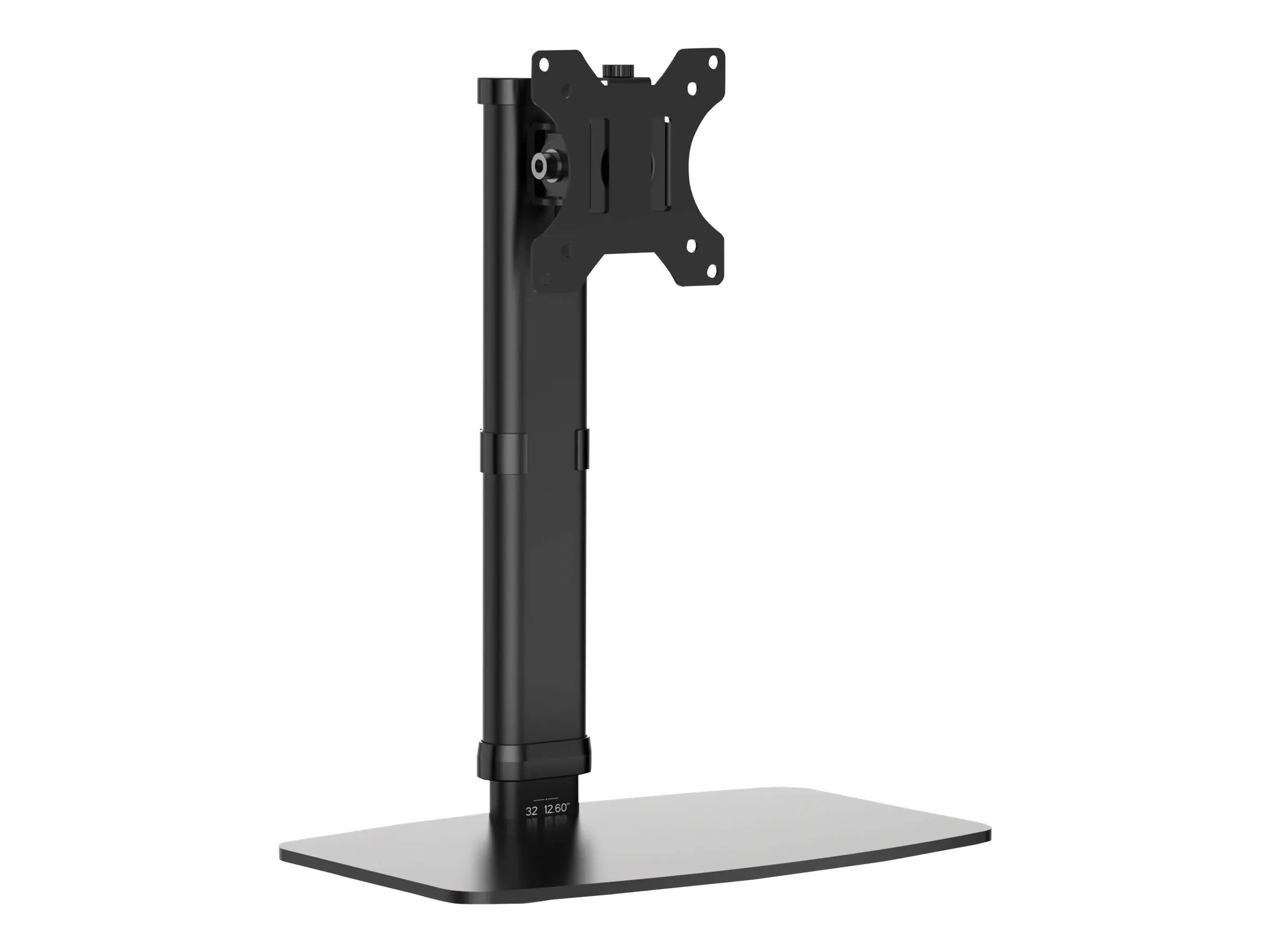 Eaton Tripp Lite Series Single-Display Monitor Stand - Height Adjustable, 17" to 27" Monitors - Befestigungskit - für Monitor - Stahl - Schwarz - Bildschirmgröße: 43.2-68.6 cm (17"-27") - Schreibtisch, Tischmontage
