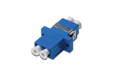 Digitus - Netzwerkkoppler - LC/UPC Einzelmodus (W) zu LC/UPC Einzelmodus (W) - Glasfaser - Duplex - OS2 - Blau