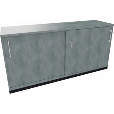 Schiebetürenschrank 2OH B1600xT442xH781mm an/Beton Schiebetürenschrank 2OH B1600xT442xH781mm an/Beton