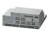 Allied Telesis AT GS950/18PS V2 - Switch - Smart - 16 x 10/100/1000 (PoE+) + 2 x 1000Base-X - Desktop, an Rack montierbar, wandmontierbar - PoE+ (185 W)