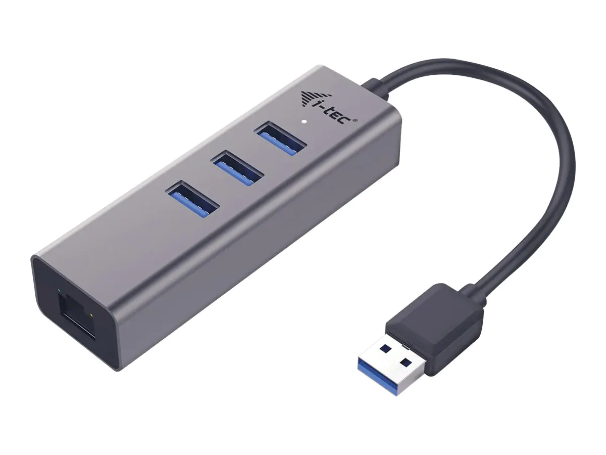 i-tec USB 3.0 Metal 3-Port - Hub - 3 x SuperSpeed U3METALG3HUB
