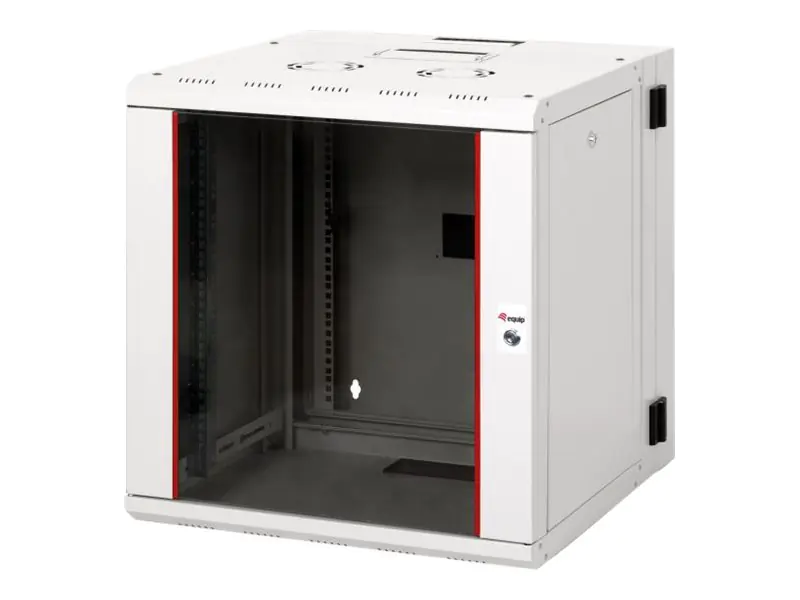 Equip Pro Mount - Schrank Netzwerkschrank - doppelte Abschnitte, 600x600 mm, mit Glastür,