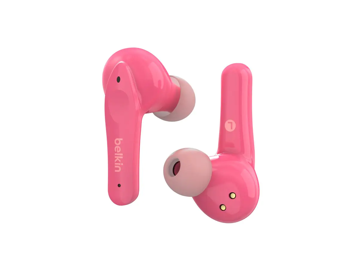 Belkin SoundForm Nano for Kids - True Wireless-Kopfhörer mit Mikrofon - im Ohr - Bluetooth - pink