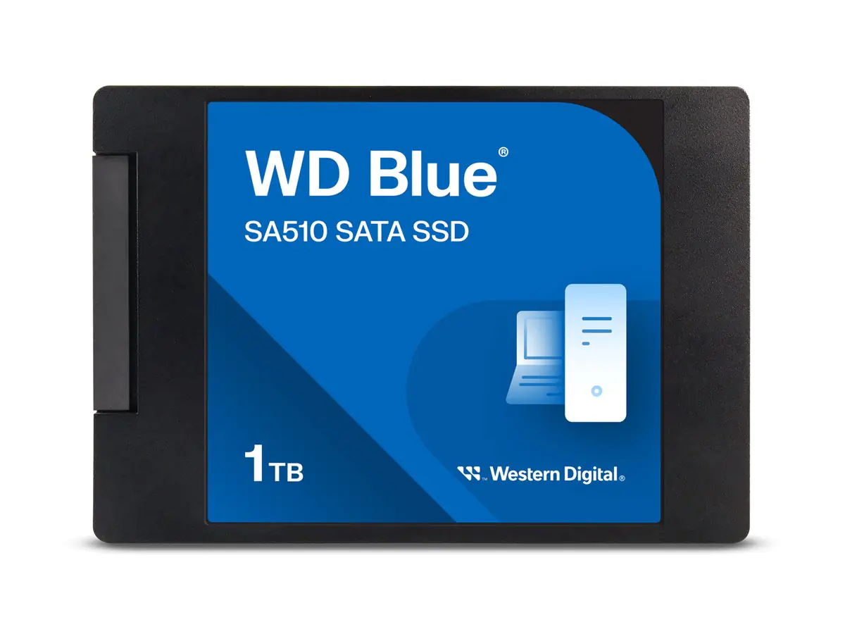 WD Blue SA510 WDS100T3B0A-00AXR0 - SSD - 1 TB - intern - 2.5" (6.4 cm) - SATA 6Gb/s