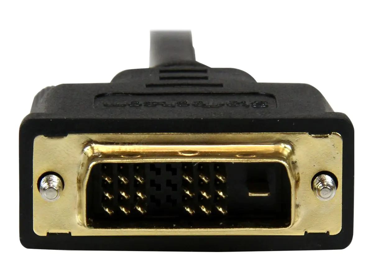 StarTech 2m Micro HDMI auf DVI Kabel - micro HDMI Typ-D / DVI-D Adapterkabel - St/St - Adapterkabel - DVI-D männlich zu 19 pin micro HDMI Type D männlich - 2 m - abgeschirmt - Schwarz