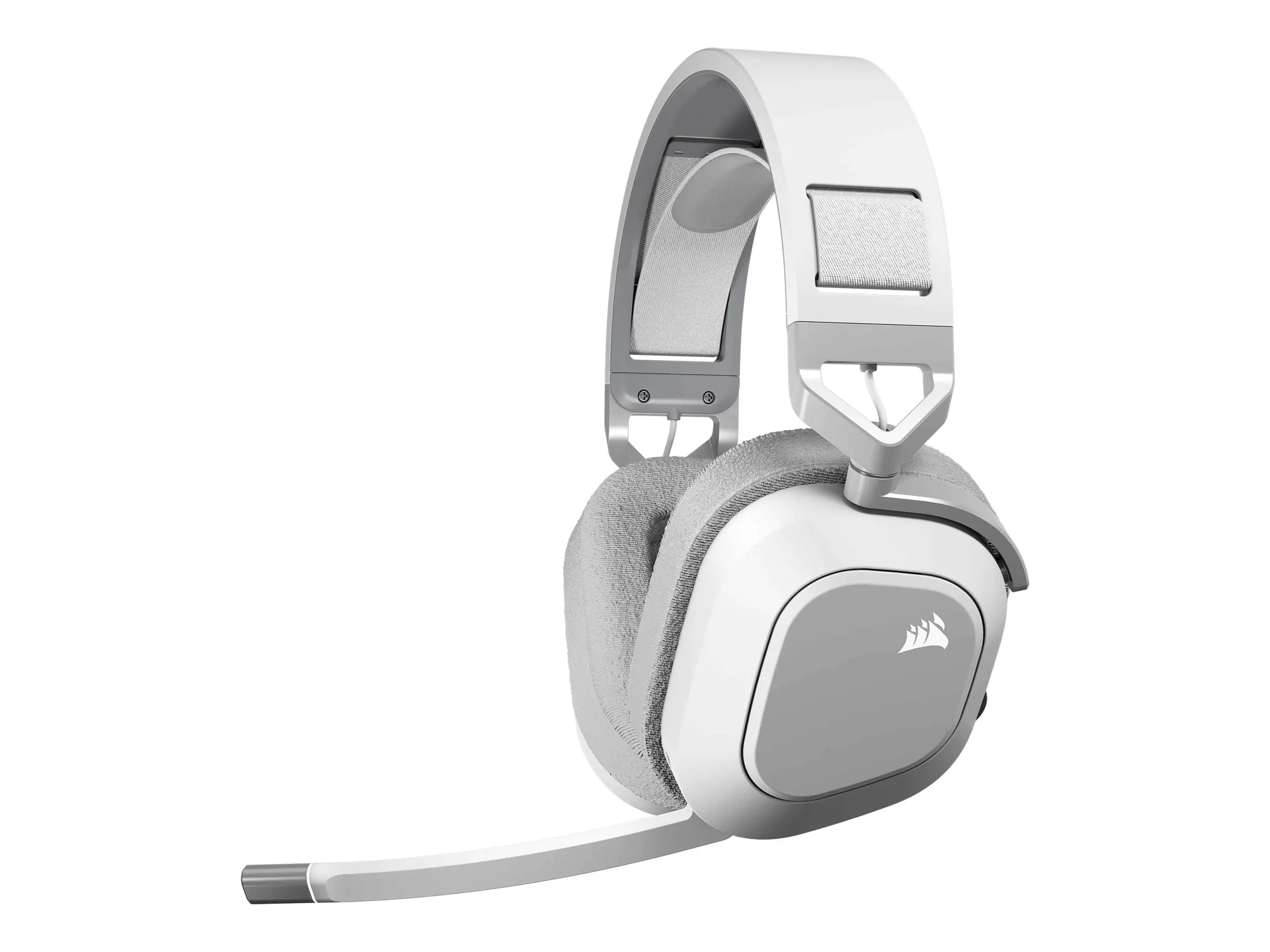 CORSAIR Gaming HS80 MAX WIRELESS - Headset - ohrumschließend - 2,4 GHz - kabellos - USB - weiß