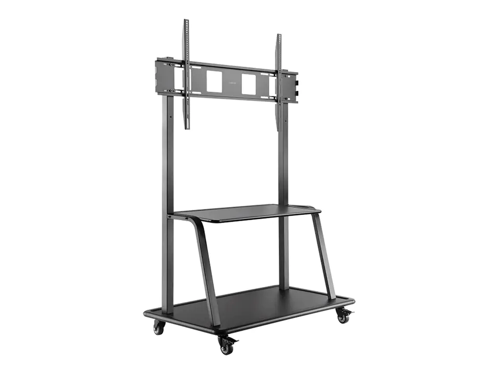 LogiLink - Wagen - für LCD TV - Kunststoff, Stahl - Schwarz - Bildschirmgröße: 152-266 cm (60"-105")