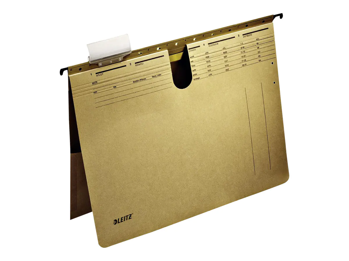 Esselte Leitz ALPHA, A4, Braun, Karton, 250 g/m², DIN 821, 348 mm 19120000