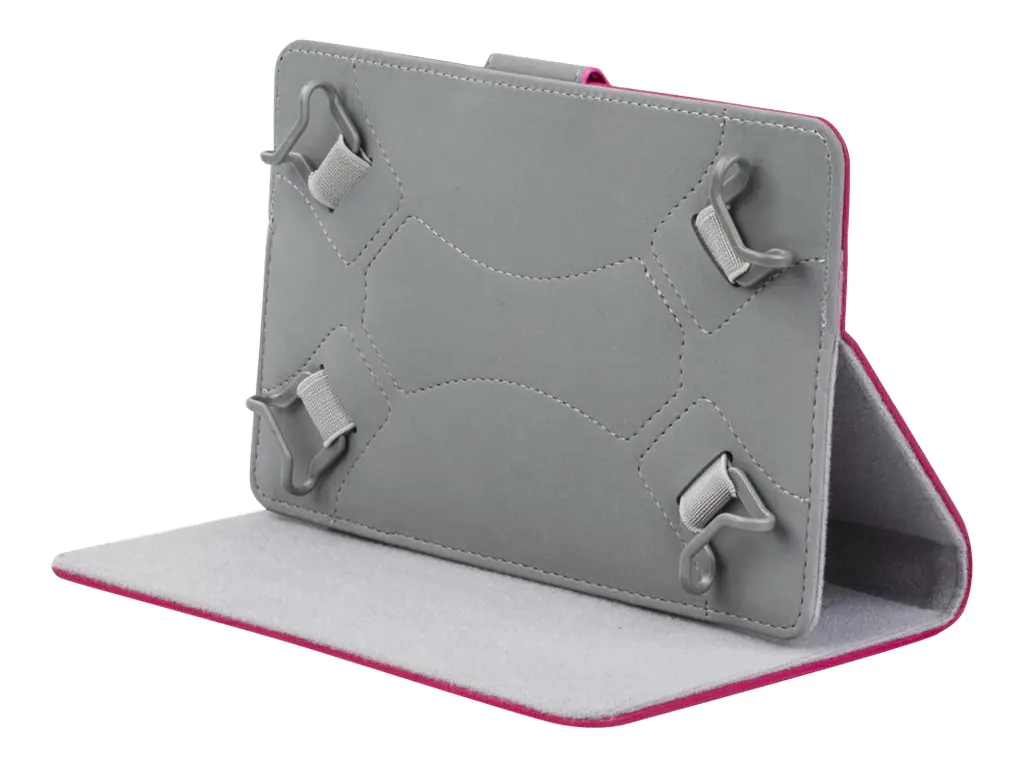 Riva Case Orly 3017 - Flip-Hülle für Tablet - Polyurethan-Kunstleder - pink - 10.1"