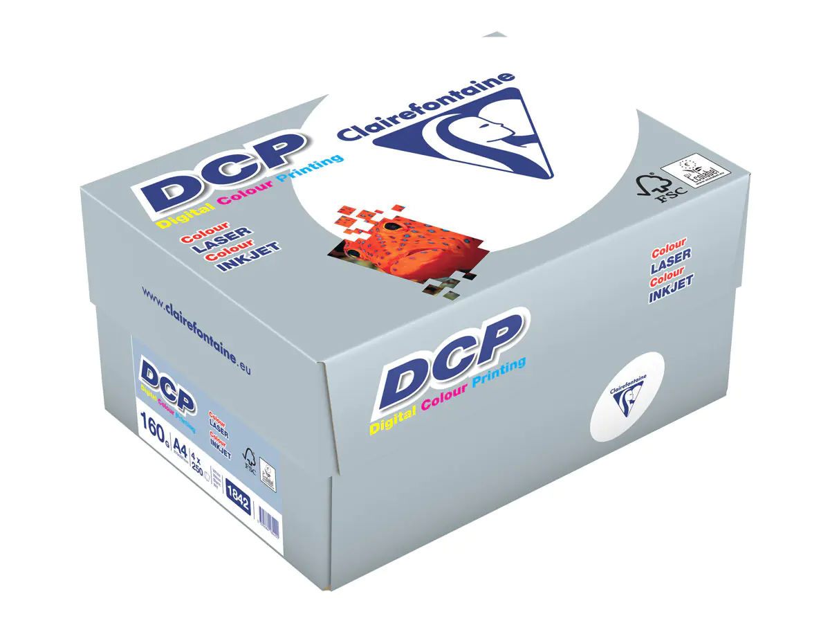 Clairefontaine Farblaserpapier DCP 1842C DIN A4 160g ws 250 Bl./Pack.