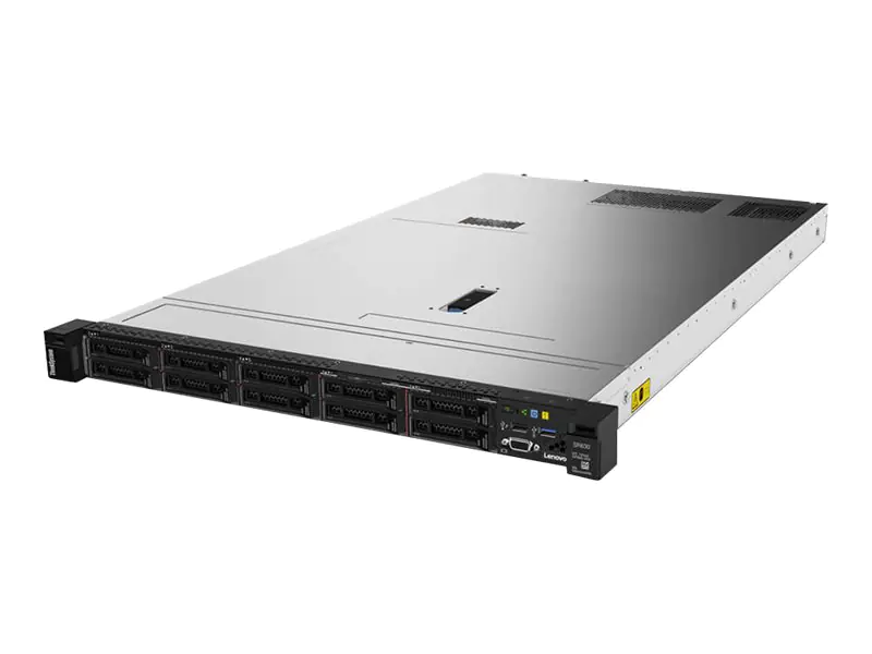 Lenovo ThinkSystem SR630 7X02 - Server - Rack-Montage - 1U - zweiweg - 1 x Xeon Silver 4215R / 3.2 GHz - RAM 32 GB - SAS - Hot-Swap 6.4 cm (2.5") Schacht/Schächte - keine HDD - Matrox G200 - kein Betriebssystem - Monitor: keiner