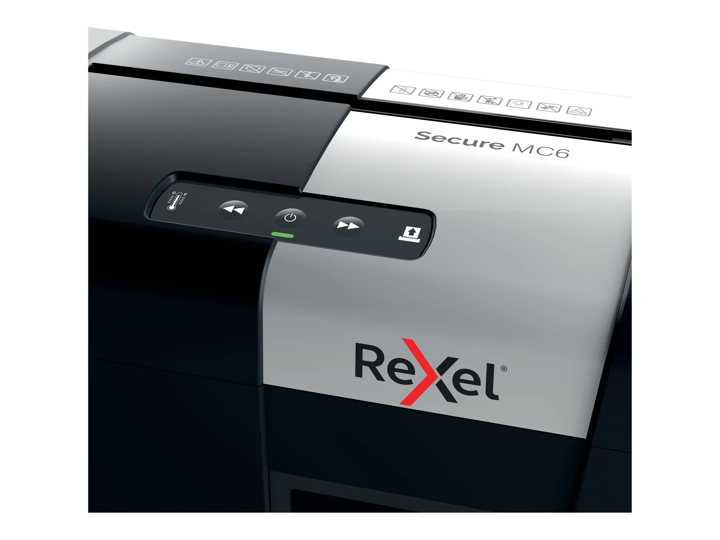 Rexel Aktenvernichter Secure MC6 Whisper-Shred P5 2020130EU