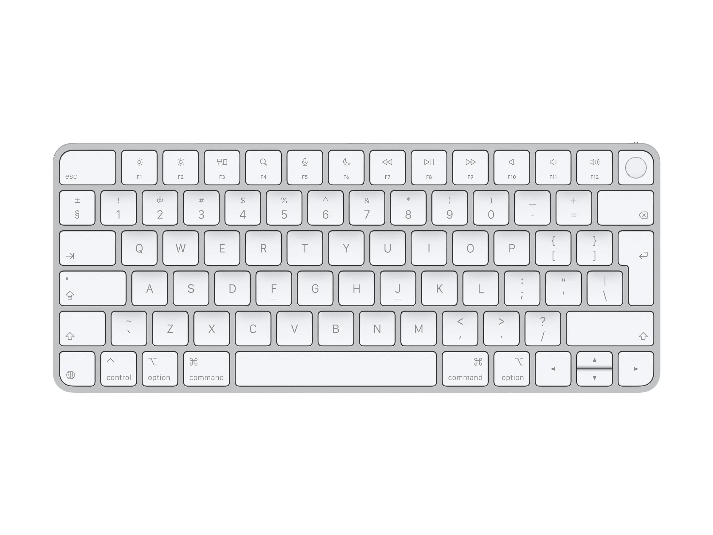 Apple Magic Keyboard with Touch ID - Tastatur - USB-C - kabellos - Bluetooth - QWERTY - International Englisch