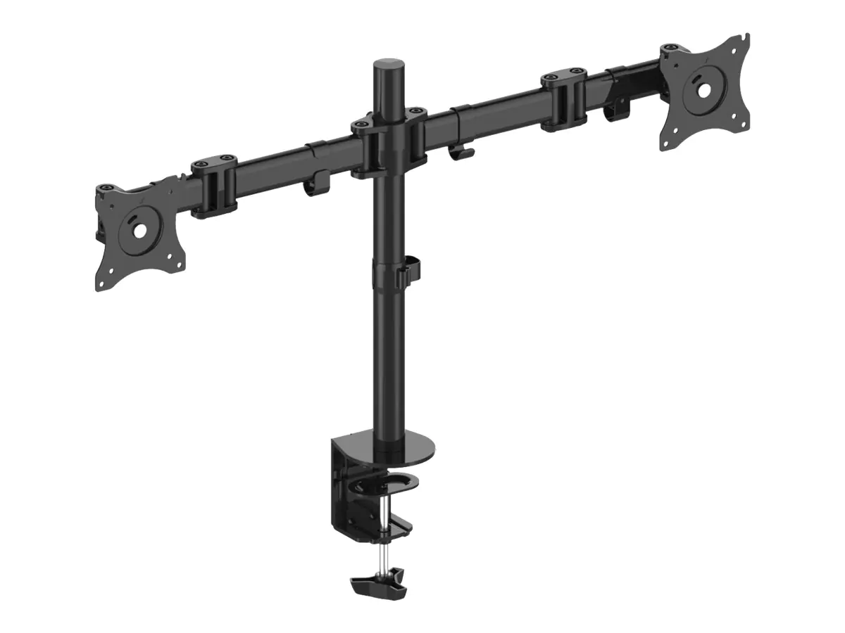 PureMounts PM-OFFICE-02 - Befestigungskit (Tischmontage, 2 Gelenkarme, 2 VESA-Adapter, Rohr) - für 2 LCD-Displays - Stahl - Schwarz - Bildschirmgröße: 33-69 cm (13"-27") PureMounts PM-OFFICE-02 - Befestigungskit (Tischmontage, 2 Gelenkarme, 2 VESA-Adapter, Rohr) - für 2 LCD-Displays - Stahl - Schwarz - Bildschirmgröße: 33-69 cm (13"-27")