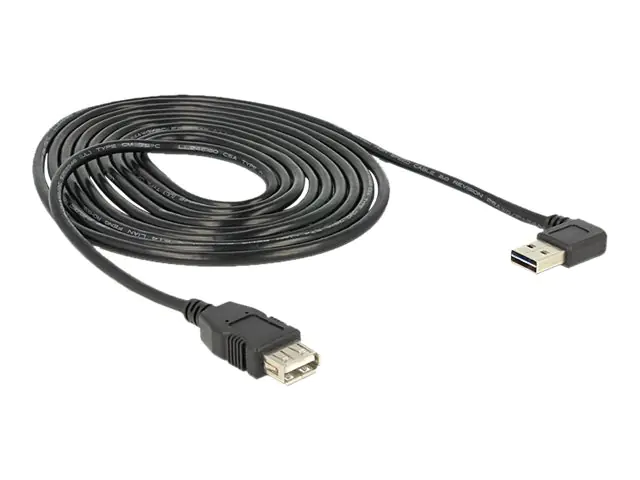 Delock USB-Verlängerungskabel USB Typ A USB Typ A 83553 3.00 m Schwarz