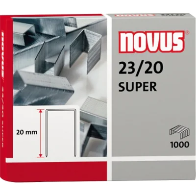 NOVUS Heftklammer 23/20 042-0240 verzinkt 1.000 St./Pack. NOVUS Heftklammer 23/20 042-0240 verzinkt 1.000 St./Pack.