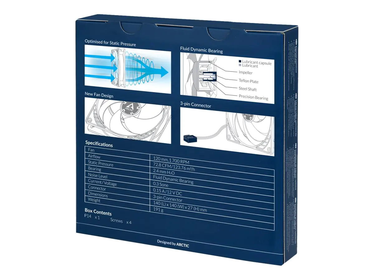 Arctic P14 Value Pack - Gehäuselüfter - 140 mm