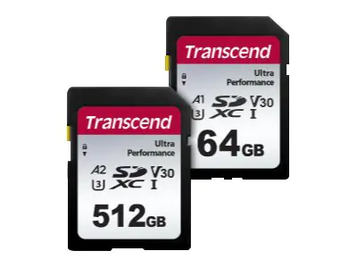 Transcend 340S - Flash-Speicherkarte - 64 GB - A1 / Video Class V30 / UHS-I U3 - SDXC UHS-I Transcend 340S - Flash-Speicherkarte - 64 GB - A1 / Video Class V30 / UHS-I U3 - SDXC UHS-I