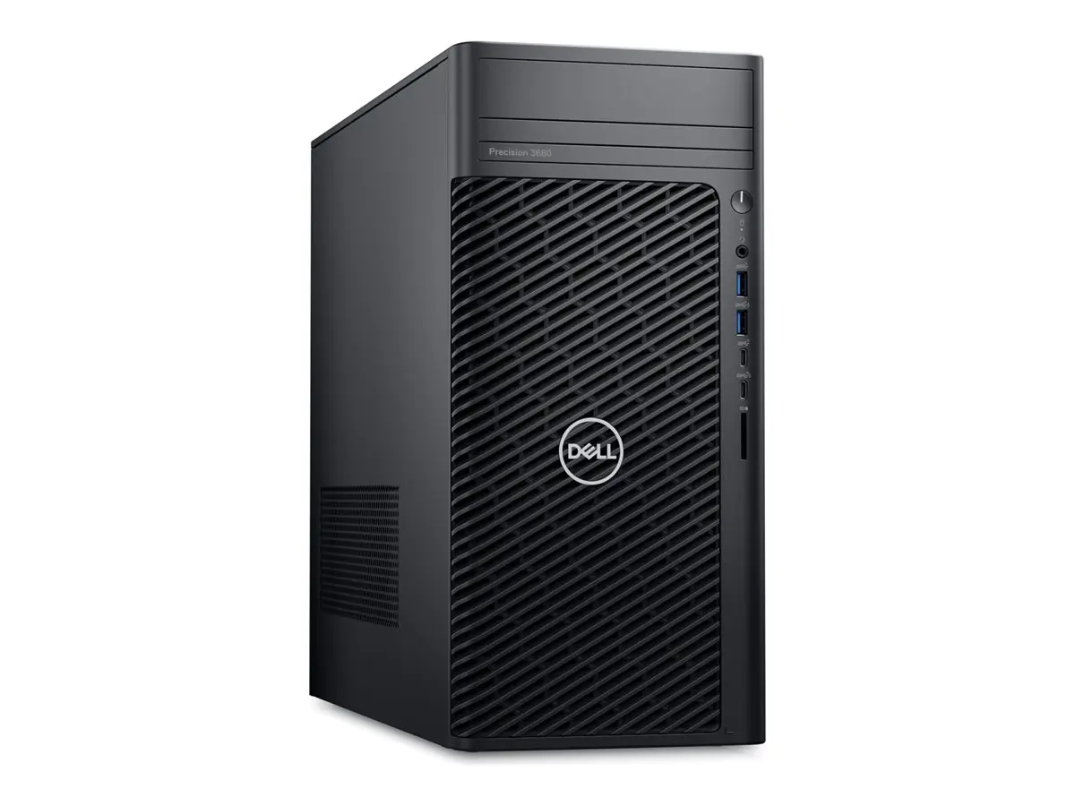 Dell Precision 3680 - Performance Tower - 1 x Core i7 i7-14700 / 2.1 GHz - vPro Enterprise - RAM 16 GB - SSD 512 GB - NVMe - T1000 - 1GbE - Win 11 Pro - Monitor: keiner - Schwarz, schwarz (Tastatur) - BTS - mit 3 Jahre Vor-Ort-Basisservice nach Diagn