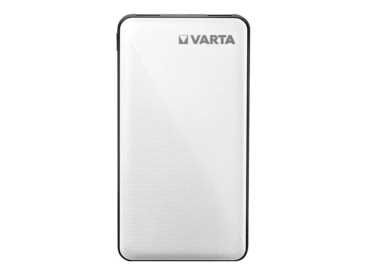 Varta Energy - Powerbank - 10000 mAh - 37 Wh - 15 Watt - 3 Ausgabeanschlussstellen (2 x USB, 24 pin USB-C)