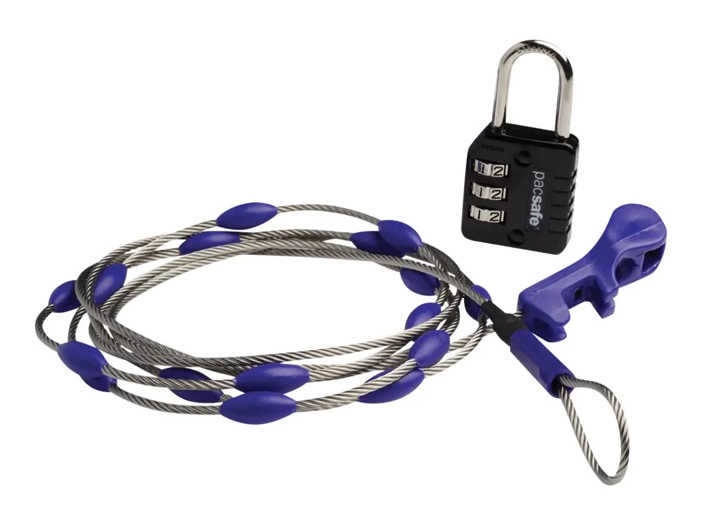 Pacsafe Wrapsafe - Kabelverriegelung - Kombination - Zahlenschloss