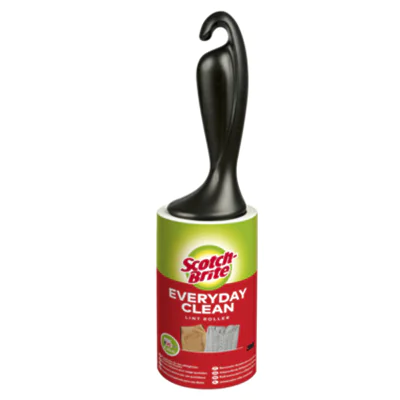3M Scotch-Brite Fusselroller Kleider/Tierhaar, Roller, Schwarz, 450 mm 836RS-30EMEA