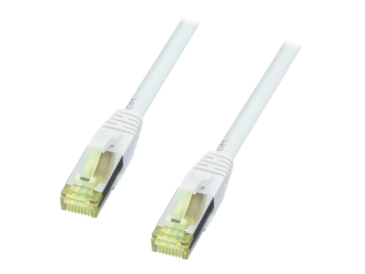 Lindy - Netzwerkkabel - RJ-45 (M) zu RJ-45 (M) - 15 m - SFTP, PiMF - CAT 7 (Kabel) / CAT 6a (Anschlüsse) - halogenfrei, ohne Haken - Grau