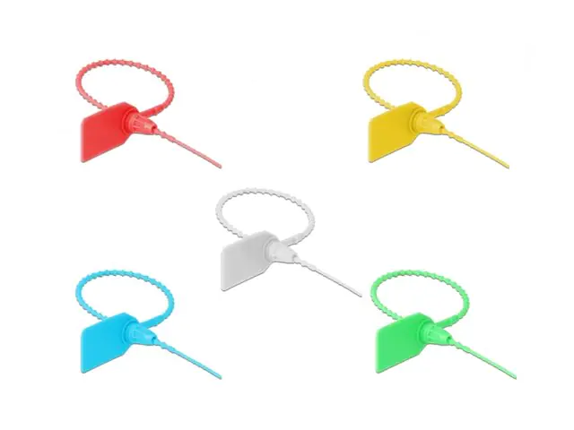 Delock - Kabelbinder - 25 cm - diverse Farben (Packung mit 10)