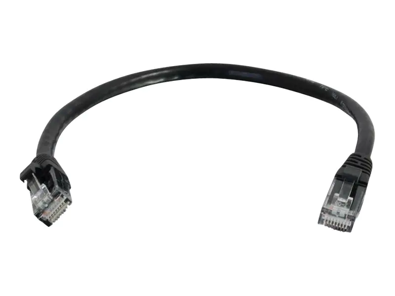 C2G Cat5e Booted Unshielded (UTP) Network Patch Cable - Patch-Kabel - RJ-45 (M) zu RJ-45 (M) - 10 m - UTP - CAT 5e - geformt, ohne Haken, verseilt - Schwarz